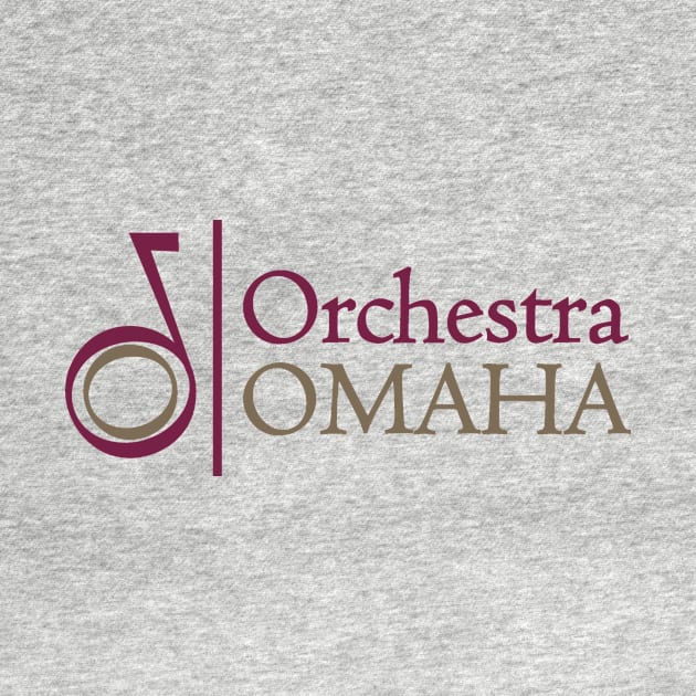 Orchestra Omaha Logo - Maroon and Taupe by Orchestra Omaha